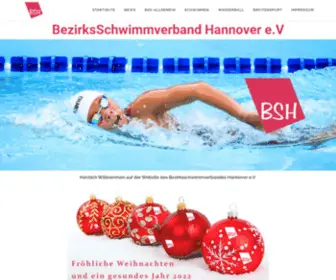 Bezirksschwimmverband-Hannover.de(Bezirksschwimmverband Hannover) Screenshot