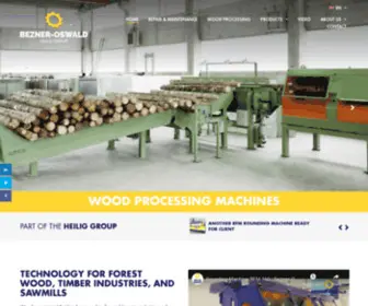 Bezner-Oswald.com(Wood processing machines) Screenshot