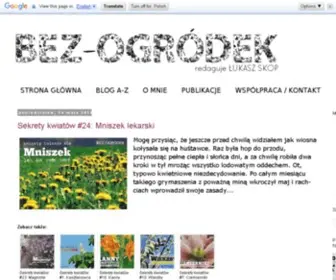Bezogrodek.com(BEZ-OGRÓDEK) Screenshot