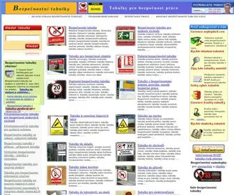 Bezpecnostni-Tabulky.com(Bezpečnostní tabulky) Screenshot