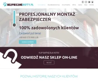 Bezpiecznekoty.pl(Akcja Bezpieczne Koty) Screenshot