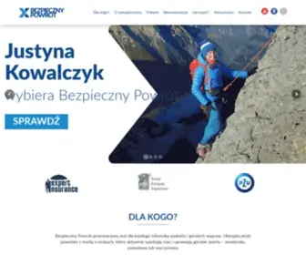 Bezpiecznypowrot.pl(Ubezpieczenie g) Screenshot