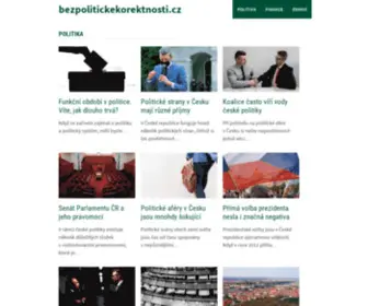 Bezpolitickekorektnosti.cz(Magazín) Screenshot