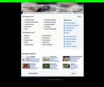 Bezzar.com(The Leading BEZ ZAR Site on the Net) Screenshot
