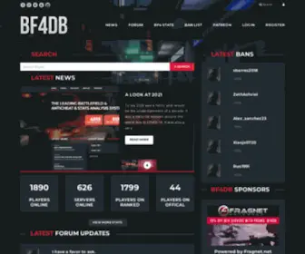 BF4DB.com(Home) Screenshot