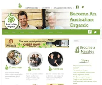 Bfa.com.au(Australian Organic) Screenshot