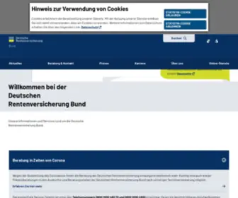 Bfa.de(Deutsche Rentenversicherung) Screenshot