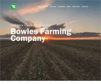 Bfarm.com(Bowles Farming Co) Screenshot