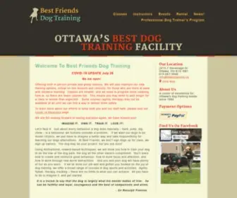 Bfdogtraining.ca(Best Friends Dog Training) Screenshot