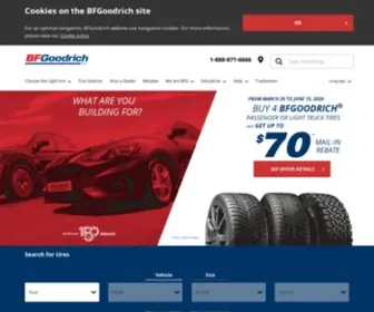 Bfgoodrichtires.ca(Tires for Cars) Screenshot