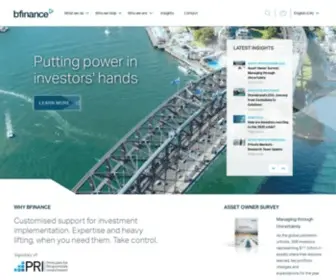 Bfinance.co.uk(Investment Manager Selection) Screenshot