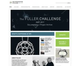 Bfi.org(The Buckminster Fuller Institute) Screenshot