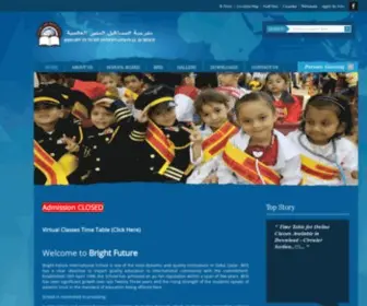 Bfis.qa(Bright Future International School) Screenshot