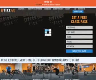 Bfitt60.com(A training studio personalized for all your FITNESS needs) Screenshot