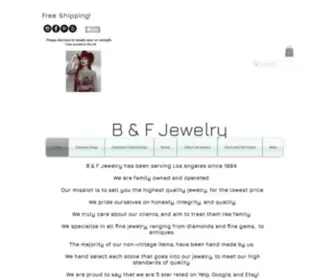 Bfjewelry.net(B&F Jewelry) Screenshot