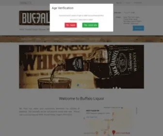 Bfloliquor.com(Buffalo Liquor) Screenshot