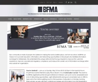 Bfma.org(Business Forms Management Association) Screenshot