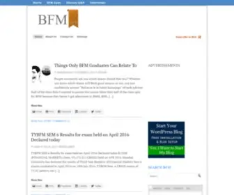 BFM.co.in(Bachelors in Financial Markets) Screenshot