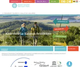 BFNP.hu(Balaton-felvidéki Nemzeti Park) Screenshot