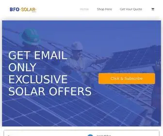 Bfosolar.co.za(Solar Systems) Screenshot