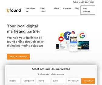 Bfound.io(Your Local Digital Marketing Partner) Screenshot