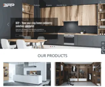 BFpcabinetry.com(China Cabinet Manufacturer) Screenshot