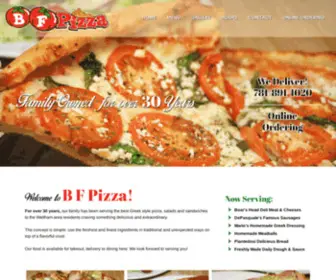 Bfpizza.com(B & F Pizza) Screenshot