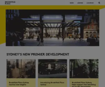 BFPLSYD.com(Brookfield Place Sydney) Screenshot