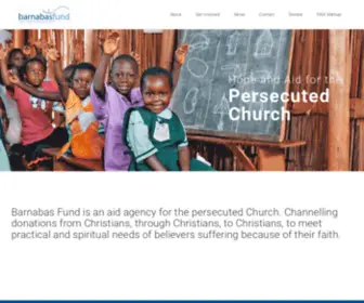 Bfsa.org.za(Barnabas Fund South Africa) Screenshot