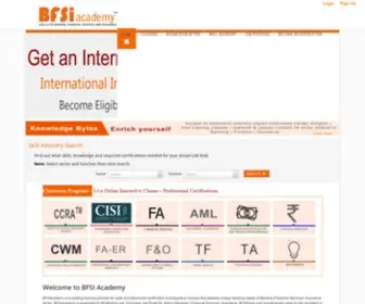 Bfsiacademy.com(BFSI Academy Skills for Banking) Screenshot