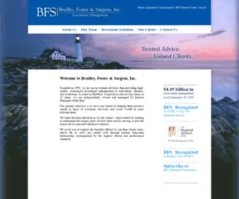 Bfsinvest.com(Bradley, Foster & Sargent, Inc) Screenshot