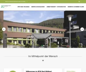 BFW-Badwildbad.de(Berufsförderungswerk Bad Wildbad) Screenshot