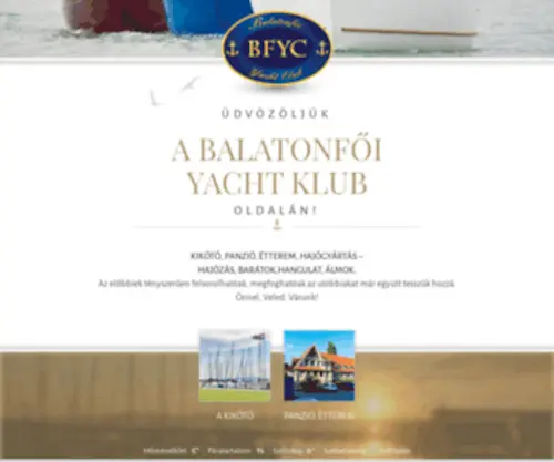 BFYC.hu(Balatonfői Yacht Club) Screenshot