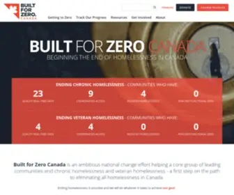 BFzcanada.ca(Built For Zero Canada) Screenshot