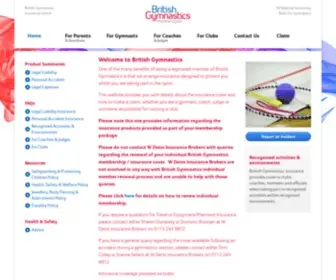 BG-Insurance.org(British Gymnastics Insurance Centre) Screenshot