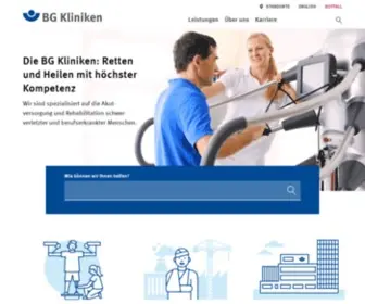 BG-Kliniken.de(BG Kliniken) Screenshot