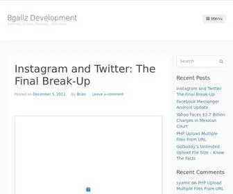 Bgallz.dev(Tutorials, Scripts, Reviews, and more) Screenshot