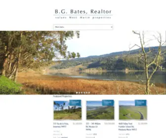 Bgbates.com(Real Estate in West Marin) Screenshot