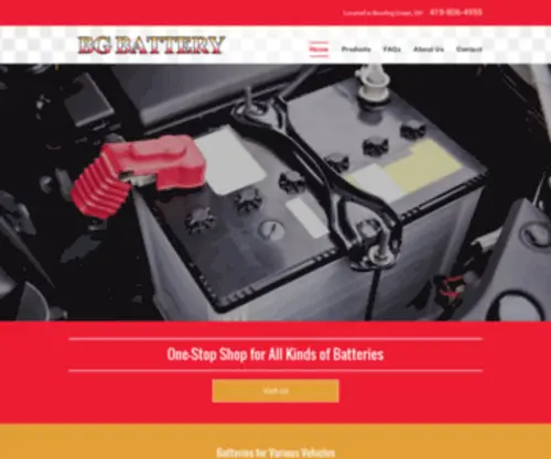 Bgbattery.com(BG Battery) Screenshot