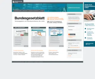 BGBL.de(Bundesgesetzblatt BGBl) Screenshot