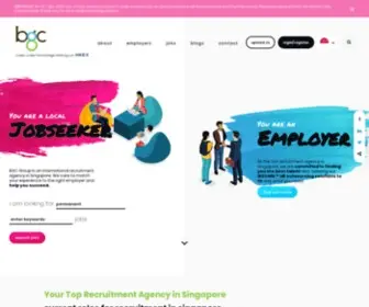 BGC-Group.com(Top Recruitment Agency in Singapore) Screenshot