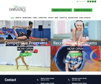 BGCGYM.com(Burlington Gymnastics Club) Screenshot