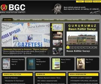 BGC.org.tr(Bursa Gazeteciler Cemiyeti) Screenshot