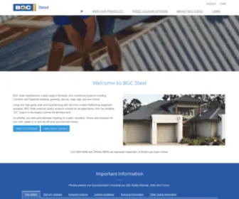 BGCsteel.com.au(BGC Steel's) Screenshot