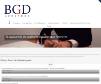 Bgdabogados.com(BGD Abogados) Screenshot