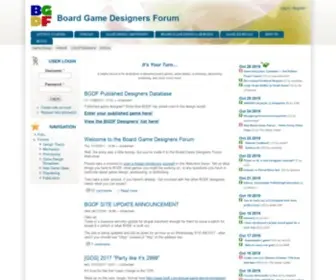 BGDF.com(Board Game Designers Forum) Screenshot