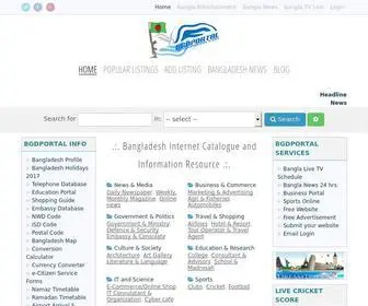 BGdportal.com(Bangladesh Internet Catalogue and Information Resource) Screenshot