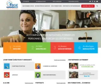 Bge78.fr(Création d'Entreprise dans les Yvelines) Screenshot