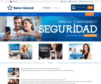 Bgeneral.fi.cr(Banco General Costa Rica) Screenshot