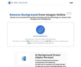 Bgeraser.com(Bg Eraser) Screenshot